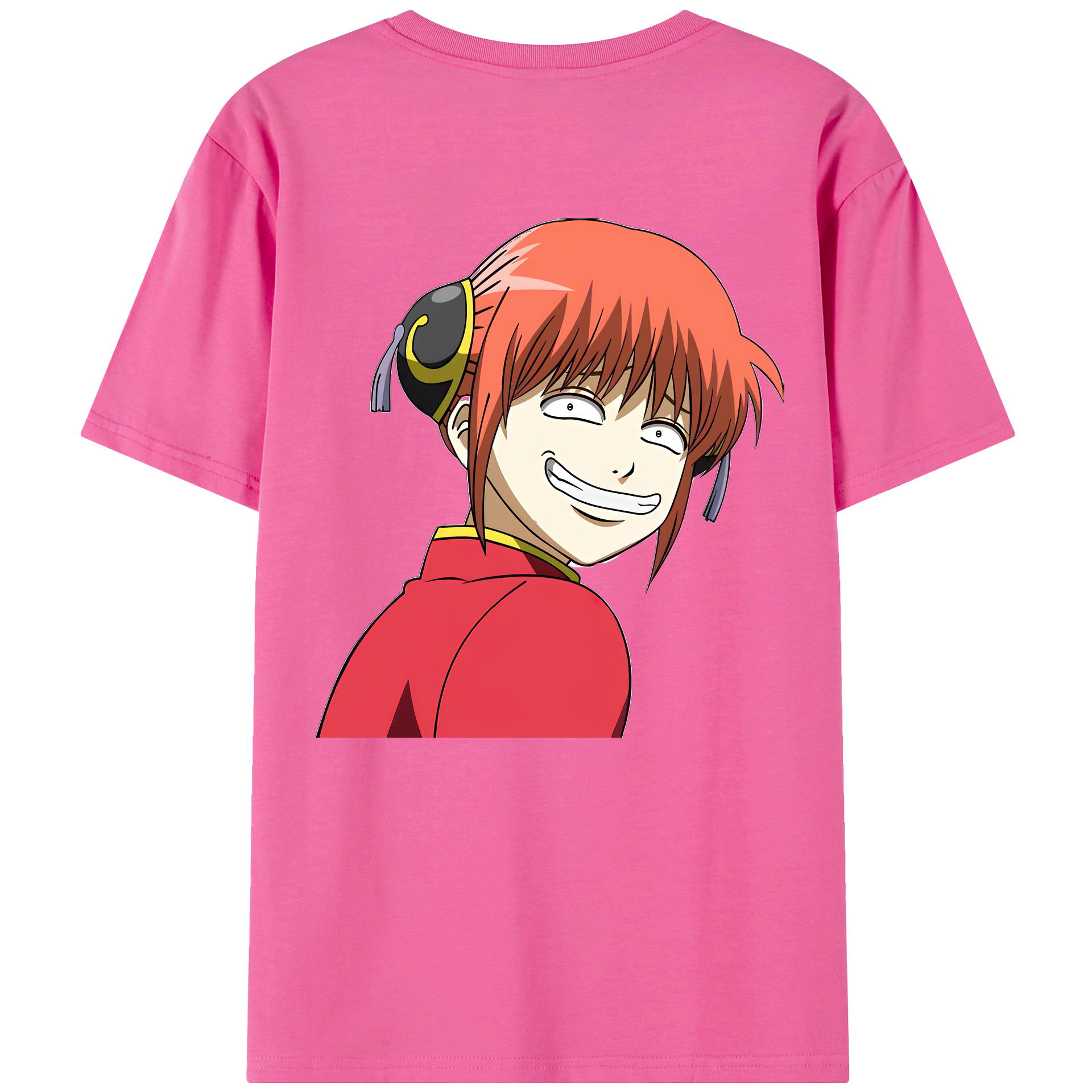 （画像用） ぎんたま 坂田銀時（さかたぎんとき） 神楽 志村新八（しむら しんぱち） GINTAMA Sakata Gintoki Kagura Shimura Shinpachi レディース半袖Tシャツ(バックプリント)